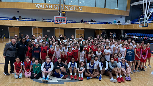 Seton Hall Women’s Basketball Hosts Clinic For SOMA Hoops