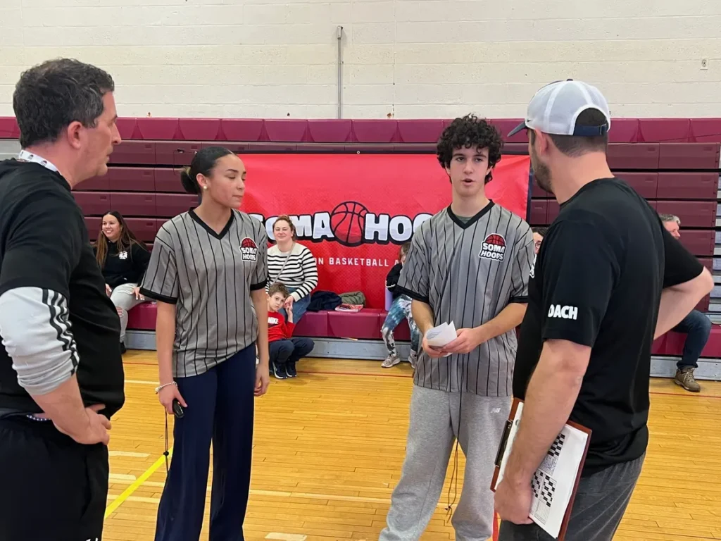 SOMA Hoops Referees and coaches